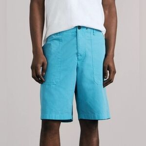 RAG & BONE Cliffe Peached Cotton Field Shorts in Topaz Size 31